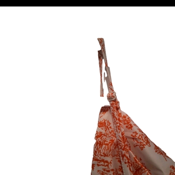 URBAN OUTFITERS Elegant Floral Dress in White and Orange - Picture 9 of 9